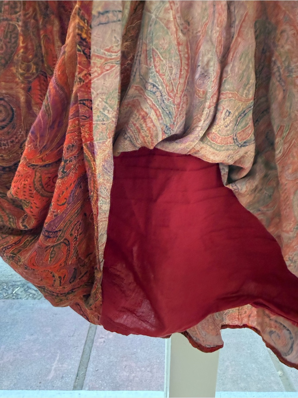 Peruvian Connection Paisley Boho Babydoll Dress - Picture 11 of 16